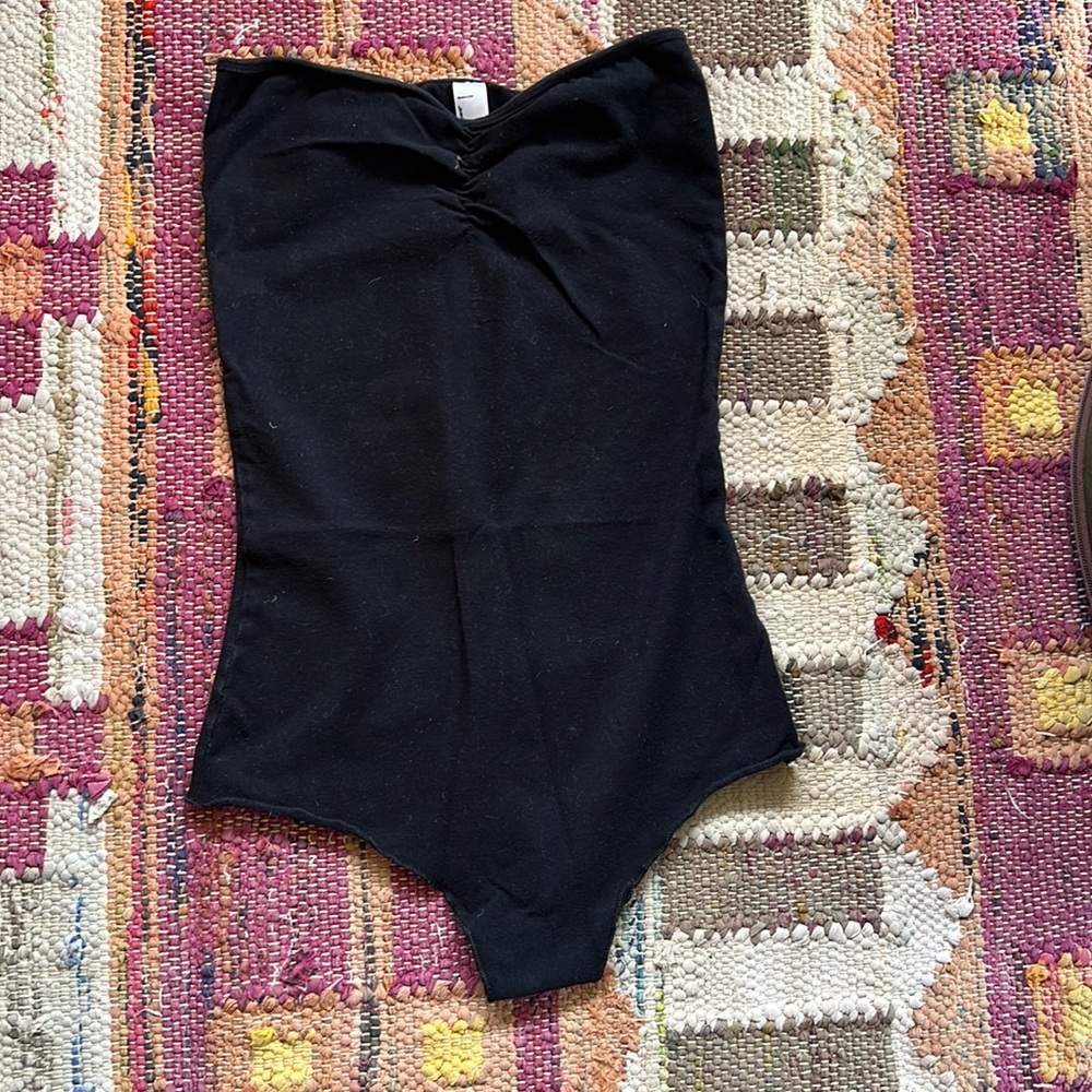 Black cotton bodysuit by America Apparel size XS